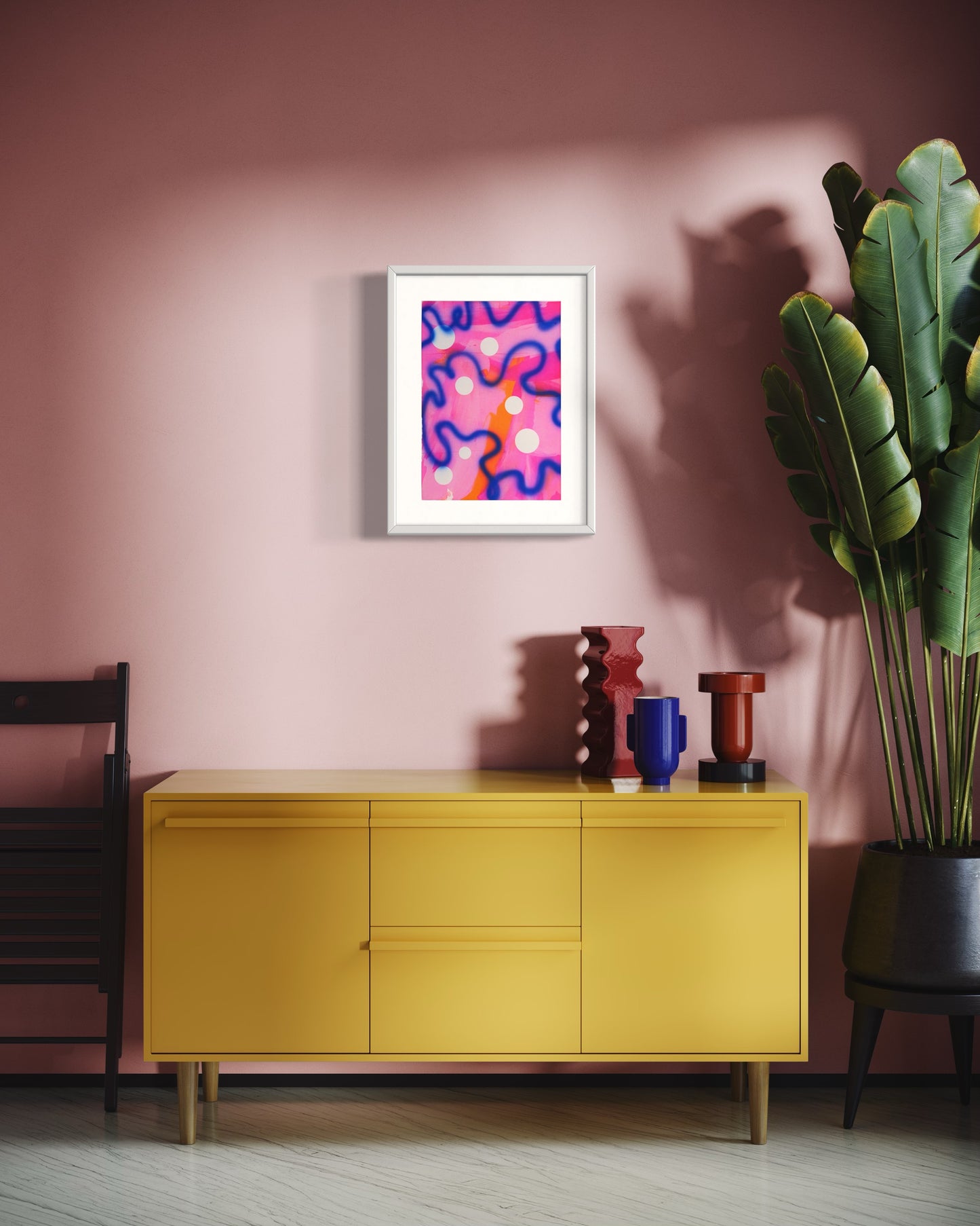 Pink Smudge: Limited Edition Original Print 4 of 6