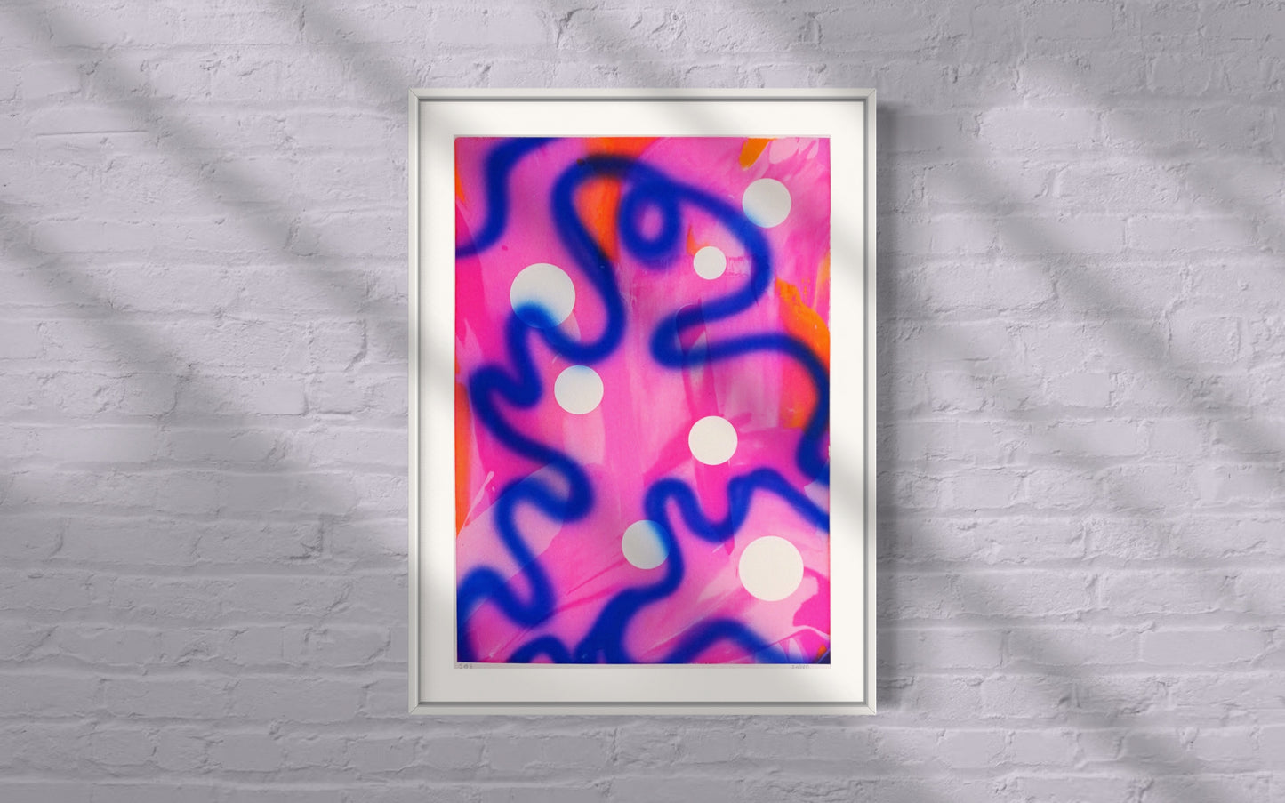 Pink Smudge: Limited Edition Original Print 5 of 6